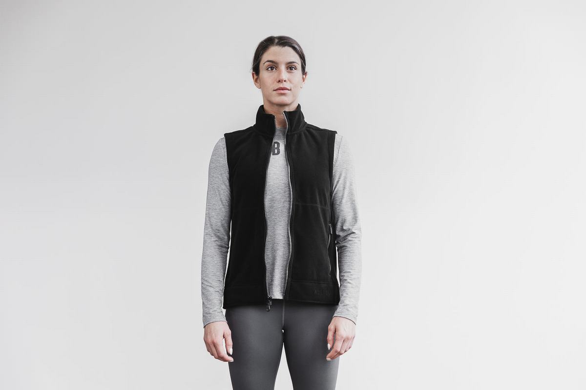 Nobull Arctic Women's Vest Black | Australia (FT9152)